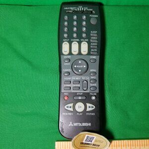 Mitsubishi EUR647003 VCR DVD Combo Universal‎ Remote Control OEM Genuine